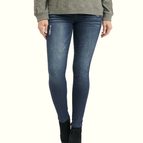 Democracy "Ab" solution Booty Lift Blue Vintage Denim Jeggings - Picture 4 of 6